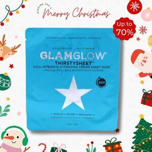 GlamGlow S.O.S. Thirstysheet Intensive Hydrating Cream Sheet Mask - 1 Sheet